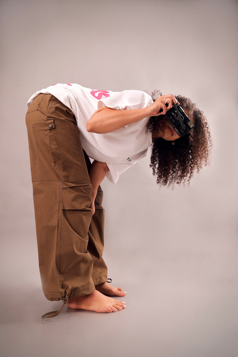 The Wide Leg Earthbender Brown Cargo pant