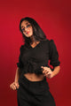 The Spellbound Black Crop Top