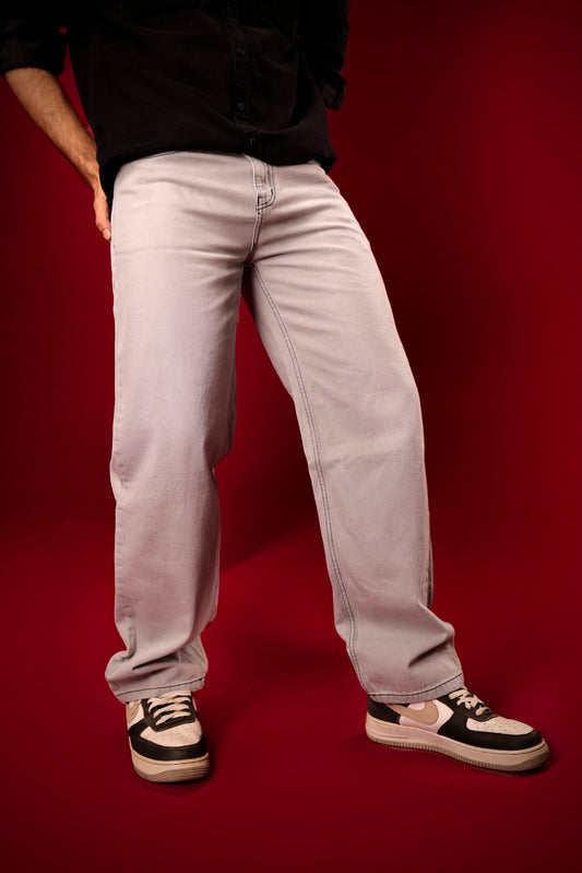 The Grey Shadow Cast Straight Fit Jeans