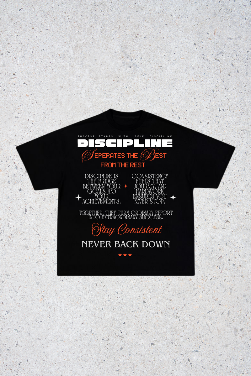 Rise Above: Discipline Edition Oversized T-shirt