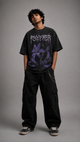 Midnight Bloom Oversized Tee